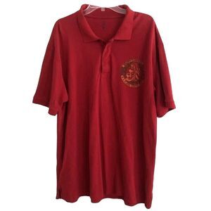 Disney Parks Grumpy Miners Guild Polo Mens Size 2XL VTG Front Back Graphics